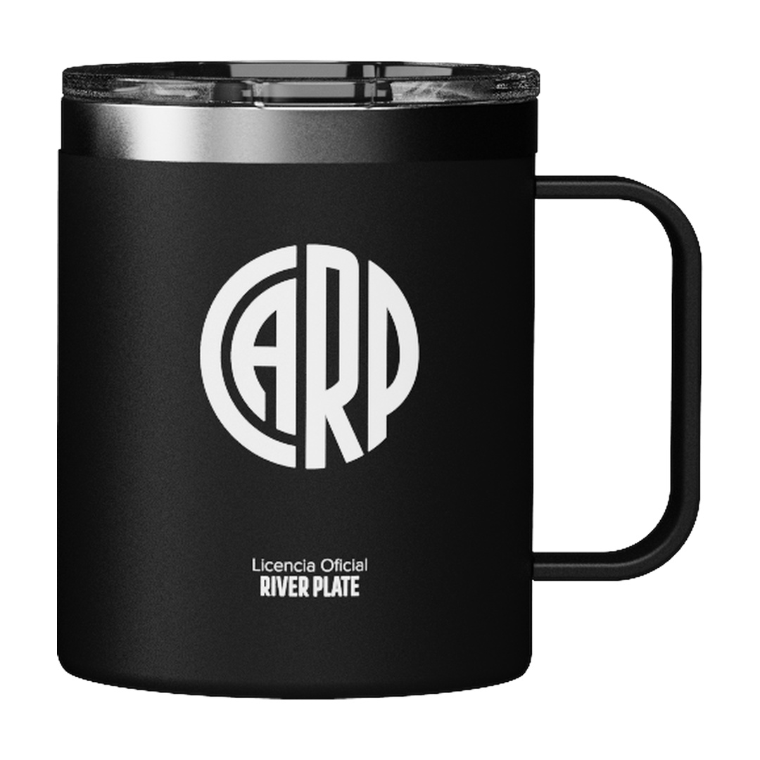 COFFEE MUG 355 ML NEGRO - CLUB ATLÉTICO RIVER PLATE - Hydrate